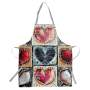 Abstract Heart Medium Length Apron