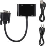 4-IN-1 Lightning Video & Audio Adapter For Iphone HDMI + Vga + Aux
