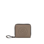 K circle Medium Bifold Wallet -ash Grey