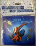 Spiderman Birthday Banner