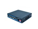 5 Port Gigabit Mppt Solar Poe Switch Selectable IEEE802.3AF AT POE++ + 1 Sfp Port.