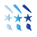 Blue MINI Seashells Pack Of 9