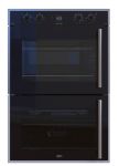 Defy Gemini Thermofan+ Double Oven Black - DBO767