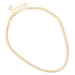 Goldair Gold Diamante Tennis Necklace