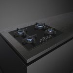 Smeg 60 Cm Classic Gas-on-glass Hob