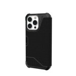 Metropolis Protective Folio Case For Iphone 13 Pro Kevlar Black