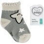 Made 4 Baby Unisex 2 Pack 3D Monochrome Anklet Socks 18-24M