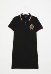 Polo Girls Tiffany Crested Golfer Dress - Black