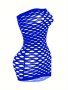 Hot Ripped Fishnet Dress Hollow Out Tube Bodycon Babydoll Women's Sexy Lingerie & Underwear - Bodystocking Stocking