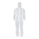 Pioneer Disposable Overall Zip And Hood White 2 XL