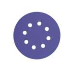 Ceramic Sanding Discs 125MM 180 Grit 8 Hole SMI-740428180