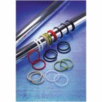 Diane Head & Pony Tail Holders Silicone Assorted Colours 5 PACK