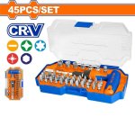45 Piece T-handle Wrench Screwdriver Set WSS8B45