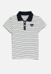 PoP Candy Striped Golf Shirt - Blue & White