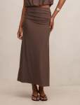 Sutton Flute Maxi Skirt - 16 Mink Co-ord