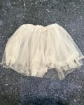 White Tulle Skirt Small