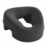 Beauty Face Pillow Ergonomic Memory Foam Face Support Cushion - Black