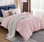 ACE Smte High Quality Fabric Duvet Covet Set Pink King With Keychain