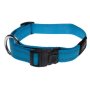 Rogz Utility Large 20mm Fanbelt Dog Collar - Turquoise Reflective
