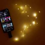 Kikkerland Sound-activated Flashing String Lights For Iphone
