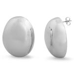 Silver Round Bubble Earrings