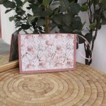Diaper And Wipe Holder Nappy Clutch Pink Floral