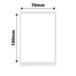 NB550 - - K3 Only - 70X100MM - 290 White Labels