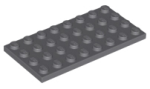Parts Plate 4 X 8 3035 - Dark Bluish Grey