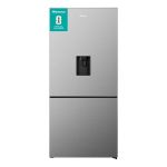 Hisense 463L Combi Refrigerator With Water Dispenser Stainless Steel