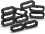 10 Pieces Watch Strap Holder Loop Silicone Watch Band Keeper Ring Parts
