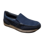 Falcon Mocc Toe Slip On Navy