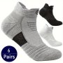 6 Pairs Of Men's Anti Odor & Sweat Absorption Low Cut Socks Comfy & Breathable Sport Socks For Daily & Outdoor Wearing Spring And Summer