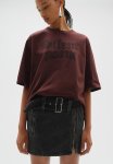 Denim MINI Skirt - Dark Denim Grey