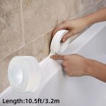 Self-adhesive Waterproof Sealing Strip - Perfect For Kitchen Sinks Countertops Showers & Bathrooms - Easy Apply Caulk Tape For H