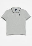 Polo Boys Owen Jacquard Short Sleeve Golfer - Grey