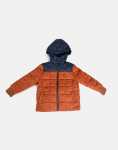Polo Kids Whyatt Colour Block Puffer Jacket - 13-14 Brown