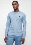 Polo Mens Essential Crew Neck Long Sleeve Tee - Blue