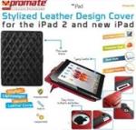 Promate IPOSE.10-STYLIZED Leather Design Cover
