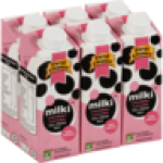 Milki Strawberry Flavoured Low Fat Milk 6 X 250ML