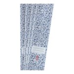 File Spine Sticker Blue Pattern 4PC
