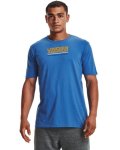 Men's Ua Multicolor Box Logo Short Sleeve - Victory Blue Md