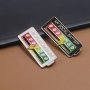 Enamel Pin "My Social Battery" Design Playful Emoticon Slider Fashionable Lapel Pin Unisex Stylish Accessory Unique Badge For Clothing Perfect Gift For Couples College Style