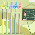 1PC Retractable Pointer Finger Reading Stick For Reading Retractable Finger Stick Teaching Aids Teacher Stick Piano Guide Readin
