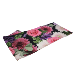 Indigo Flowers Table Runner