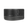 Logitech 920-012304 - Wave Keys Wireless Ergonomic Keyboard