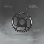 - Shimano Direct Oval Chainring Various Sizes - 34T