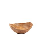 Wooden Round Organic Shape Bowl