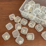 40PCS Jewelry Storage Box MINI Transparent Plastic Storage Box For Necklaces Bracelets Rings Earrings Storage