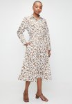 Polo Wmn Sarah Long Sleeve Printed Dress - Camel