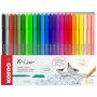 K-liner Set Of 24 Mixed Colour Fine Liners